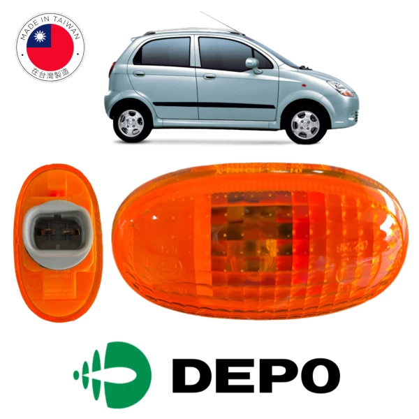 Farol Lateral Tapabarro Para Chevrolet Spark 2010 2016 800 1.0